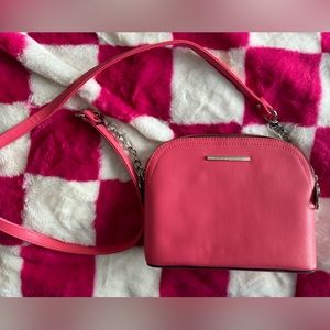 Steve Madden - Crossbody dome purse in coral.